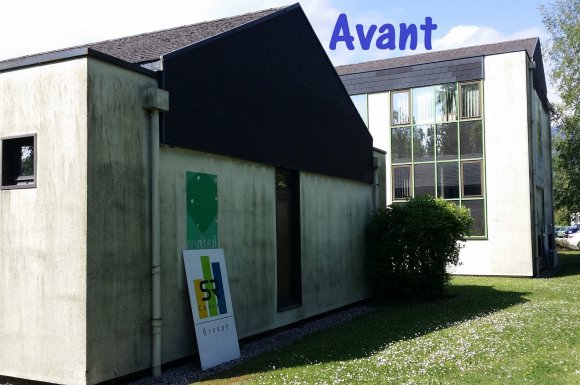 Lessivage de façade à Aix-les-Bains - Les artisans peintres savoyards